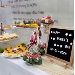 Tiệc Teabreak 8/3 Cho Công Ty, Văn Phòng Tại TP.HCM
