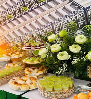 Tiệc teabreak  khánh thành xây dựng nhà ở xã hội KCN Cầu Tràm
