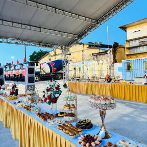 Tiệc Teabreak - Cảng Sài Gòn Khởi công các công trình trọng điểm