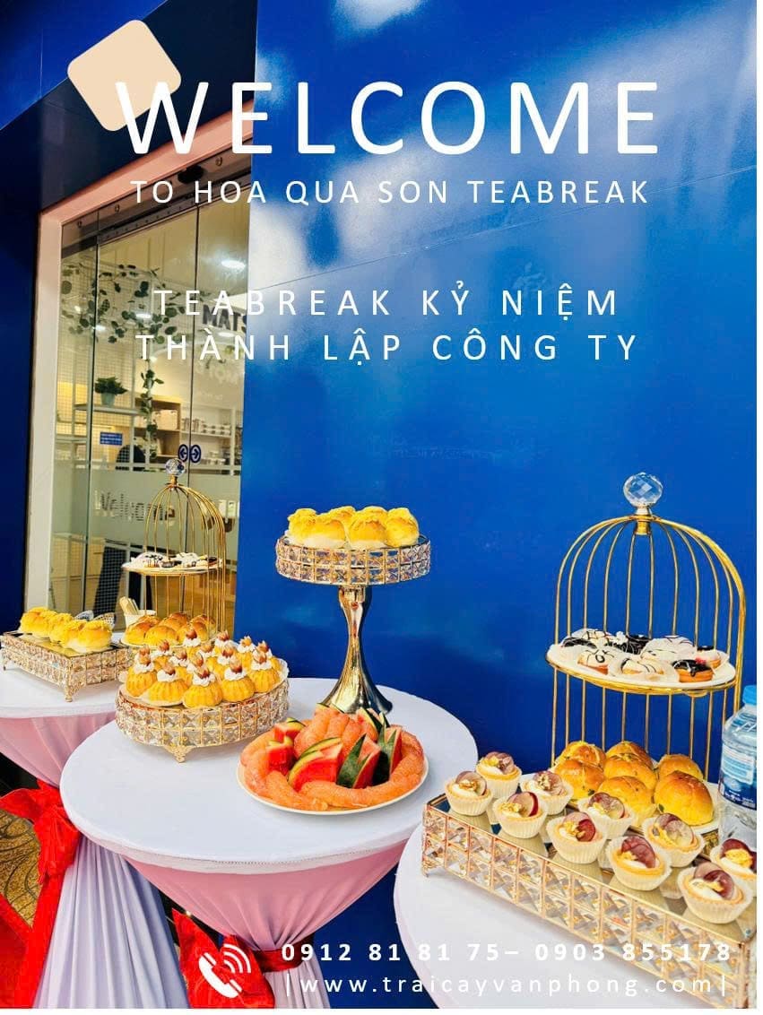 Tiệc teabreak kỷ niệm 39 năm thành lập Công Ty
